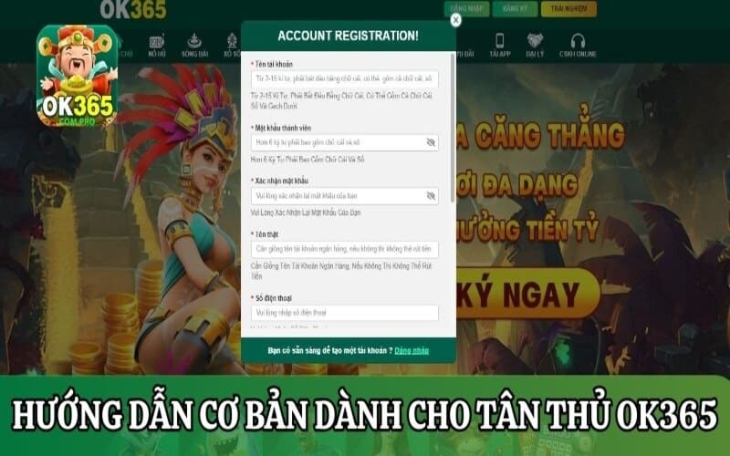 Các hướng dẫn cơ bản dành cho tân thủ OK365